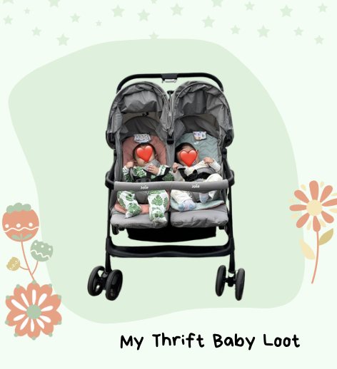 Preloved Joie Aire Twin Lightweight Double Stroller ( Bangalore )